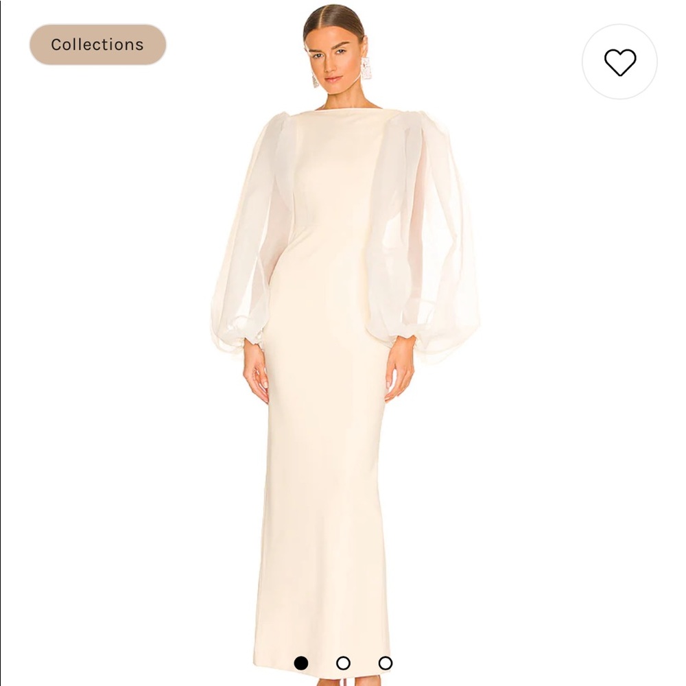 REVOLVE Ziya Maxi Dress in Ivory